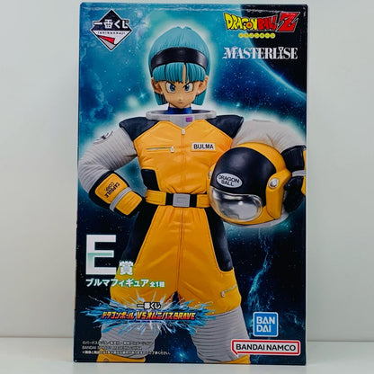 【中古】 E賞ブルマ「一番くじドラゴンボールVSオムニバスBRAVE」MASTERLISEフィギュア【フィギュア】