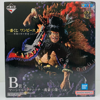 【中古】 B賞マーシャル・D・ティーチ-魂豪示像-フィギュア「悪魔を宿す者達vol.2/一番くじワンピースEX」 ワンピース フィギュア マーシャル D ティーチ 一番くじ 悪魔を宿す者達vol.2 B賞 -魂豪示像【フィギュア】【飾磨店】