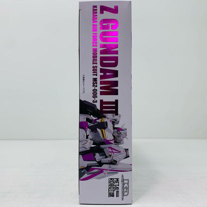 【中古】 METALROBOT魂(Kasignature)＜SIDEMS＞Zガンダム3号機「ガンダム新体験-0087-グリーンダイバーズ」魂ウェブ商店限定【フィギュア】【飾磨店】