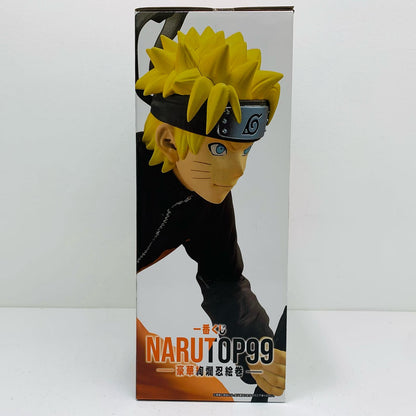 【中古】 C賞うずまきナルト（NARUTOP99記念岸本斉史描き下ろしイラスト背景パネル付属）フィギュア「豪華絢爛忍絵巻/一番くじNARUTOP99/ナルト」【フィギュア】