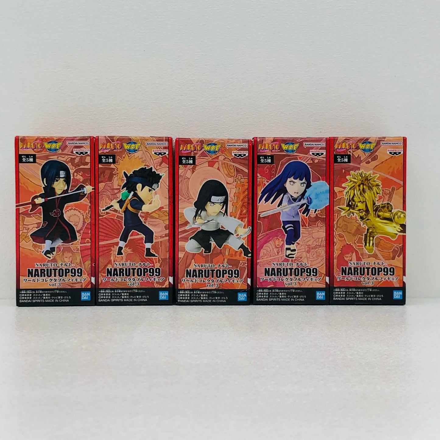 全5種セット「NARUTO-ナルト-」NARUTOP99WCFvol.3【フィギュア】