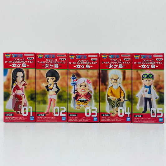 【中古】 全5種セット「ワンピース」WCF-女ヶ島-【フィギュア】【飾磨店】