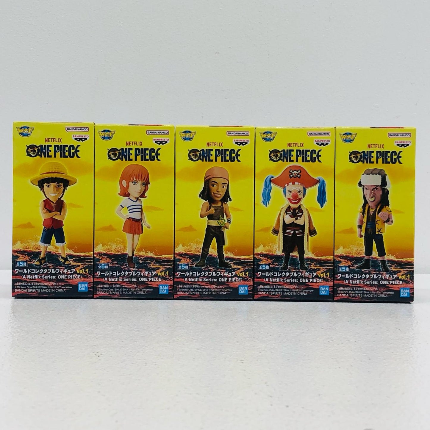 [Used] All 5 types set (A Netflix Series: ONE PIECE) "One Piece (Netflix)" WCF vol.1 [Figure]