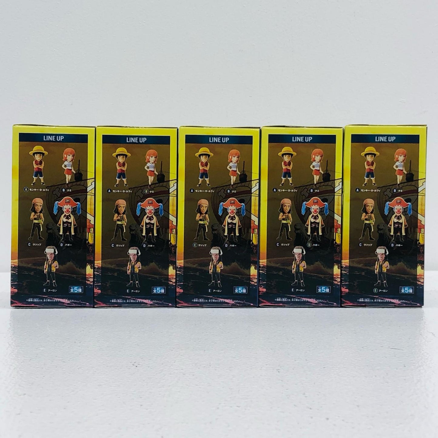 [Used] All 5 types set (A Netflix Series: ONE PIECE) "One Piece (Netflix)" WCF vol.1 [Figure]