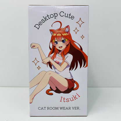 【中古】 中野五月「五等分の花嫁∬」DesktopCuteフィギュア中野五月～描き下ろしCatroomwearver.～【フィギュア】