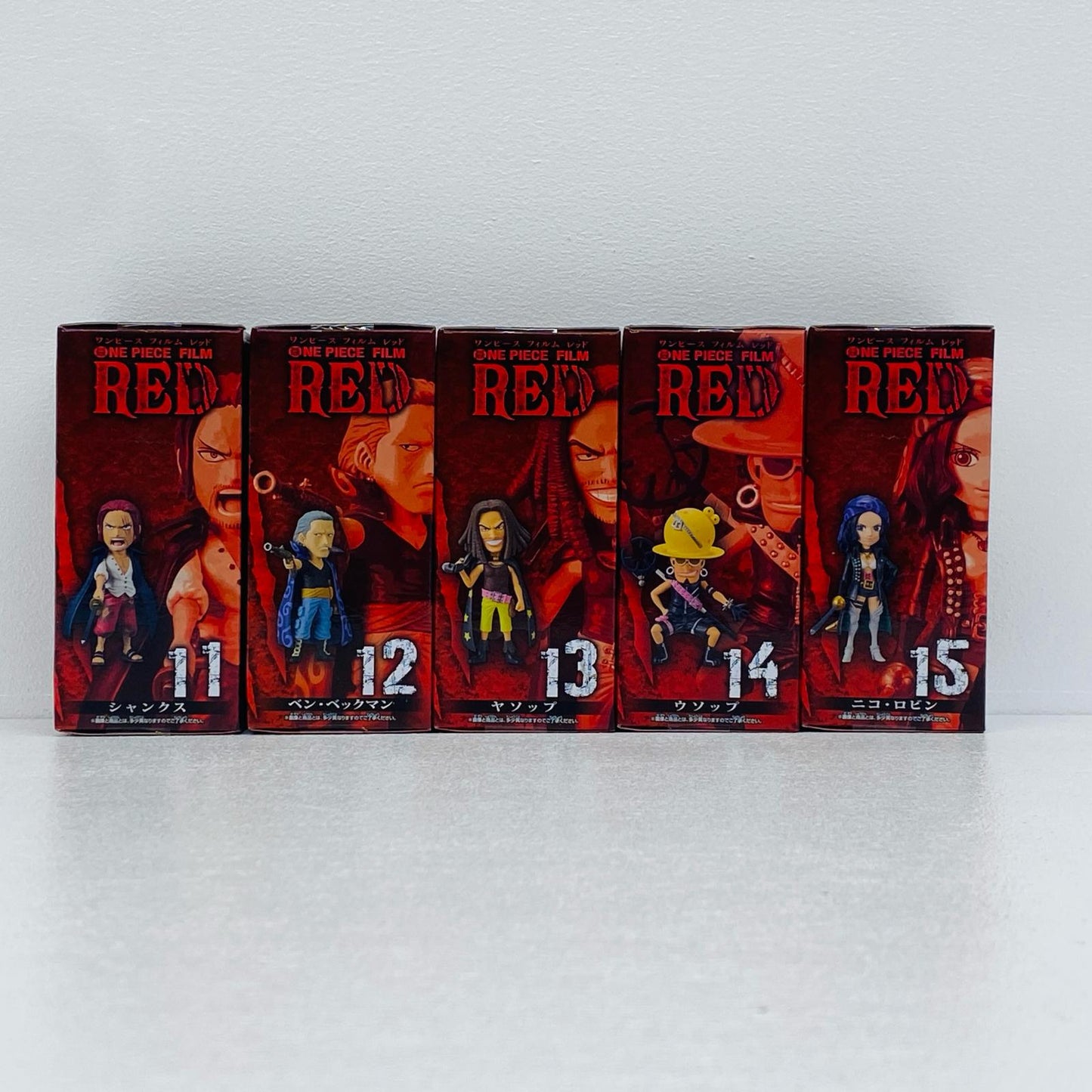 全5種セット「ワンピースFILMRED」WCFvol.3【フィギュア】