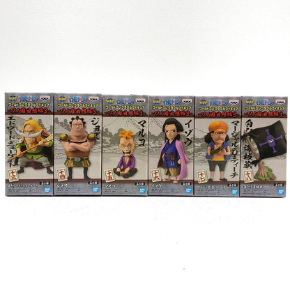 [Used] One Piece Figures Whitebeard Jozu Marco Izou Blackbeard Pirate Flag WCF Wano Country Flashback 3 Complete Set of 6 [Figures] [Shikama Store] 