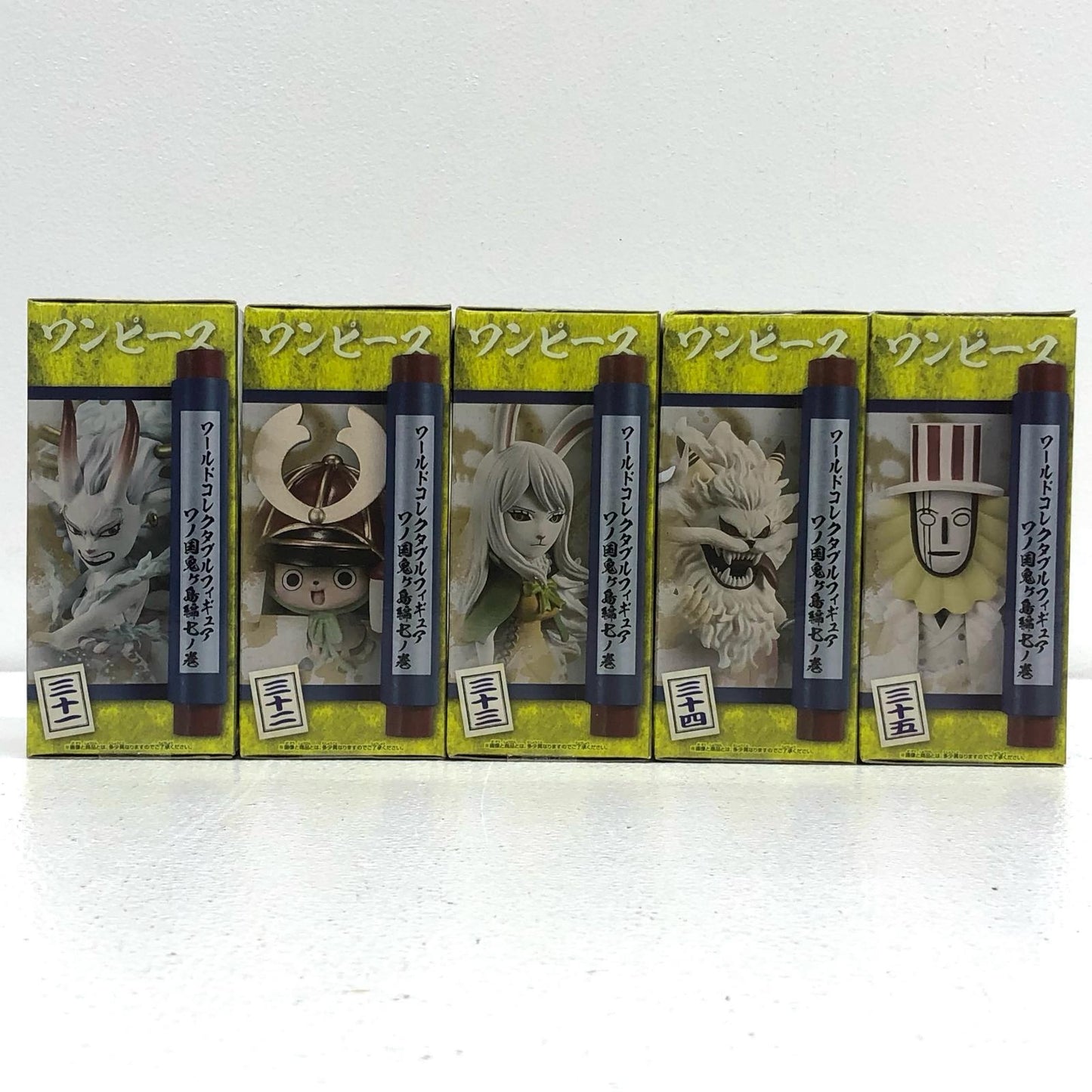 [Used] All 5 types set "One Piece" WCF - Wano Country Onigashima Arc 7 - [Figures]