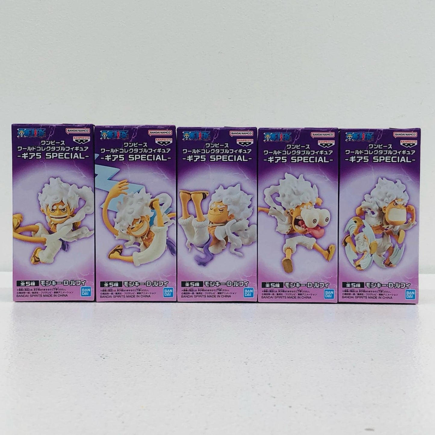 【Used】 Complete set of 5 types "One Piece" WCF-GEAR 5 SPECIAL- [Figure]