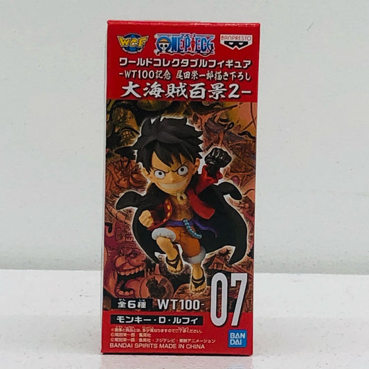 【中古】 モンキー・D・ルフィ「ワンピース」WCF-WT100記念尾田栄一郎描き下ろし大海賊百景2-【フィギュア】