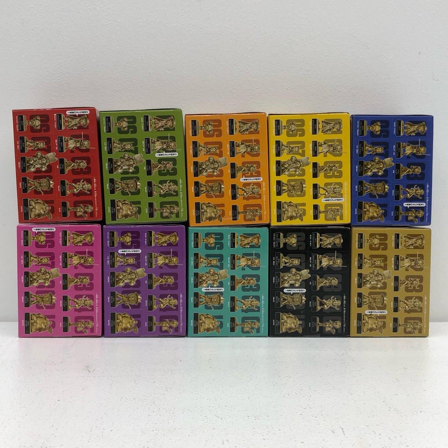 [Used] All 10 Types Set "One Piece" WCF -Kumamoto Revival Project- Bronze Statue Mini Figure Store Limited [Figure]