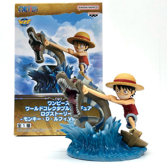 【中古】 モンキー・D・ルフィVS近海の主「ワンピース」WCFログストーリーズ-モンキー・D・ルフィVS近海の主-【フィギュア】【飾磨店】