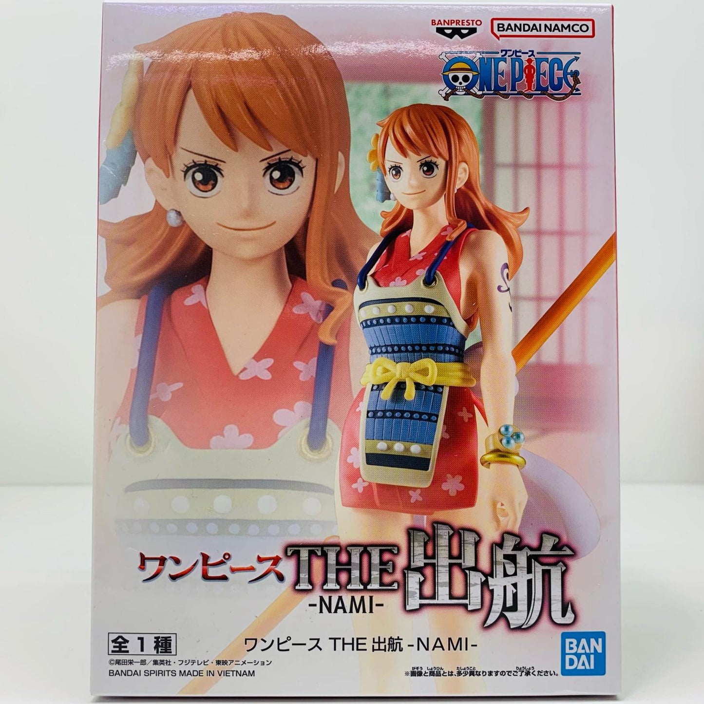 【中古】 ナミ「ワンピース」THE出航-NAMI-【フィギュア】