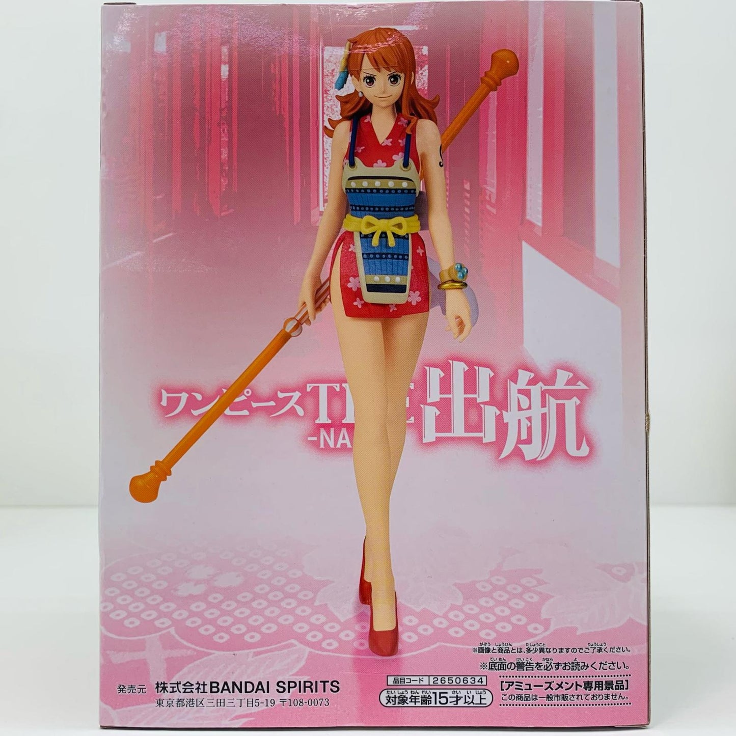【中古】 ナミ「ワンピース」THE出航-NAMI-【フィギュア】