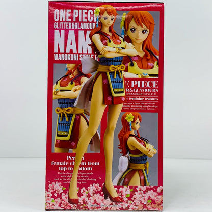 【中古】 ナミA(衣装レッド/ワノ国2)GLITTER＆GLAMOURS-NAMI/WANOKUNISTYLE-II「ワンピース」【フィギュア】