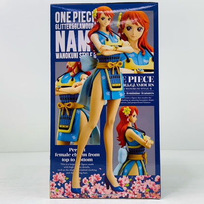 【中古】 ナミB(衣装ブルー/ワノ国2)GLITTER＆GLAMOURS-NAMI/WANOKUNISTYLE-II「ワンピース」 ワンピース フィギュア ナミB 衣装ブルー GLITTER&GLAMOURS ワノ国2 2575086【フィギュア】【飾磨店】