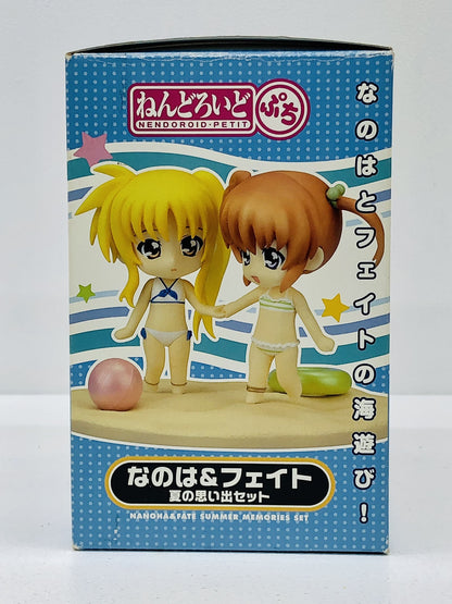 【中古】 ねんどろいどぷち/なのは＆フェイト夏の思い出セット「魔法少女リリカルなのはTheMOVIE1st」【フィギュア】【飾磨店】