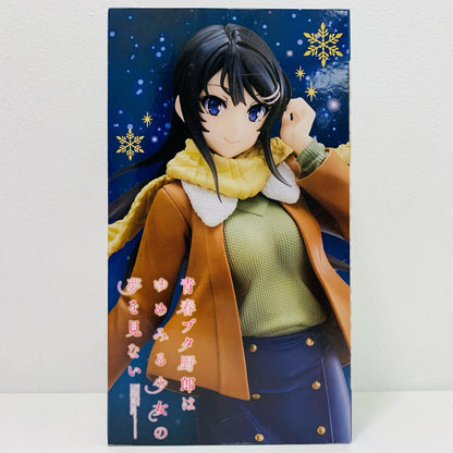 【中古】 桜島麻衣～冬服ver.～Corefulフィギュア「青春ブタ野郎はゆめみる少女の夢を見ない」【フィギュア】