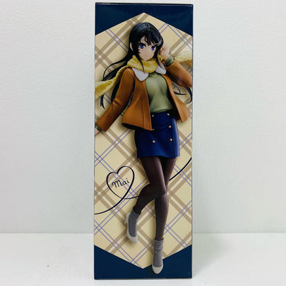 【中古】 桜島麻衣～冬服ver.～Corefulフィギュア「青春ブタ野郎はゆめみる少女の夢を見ない」【フィギュア】