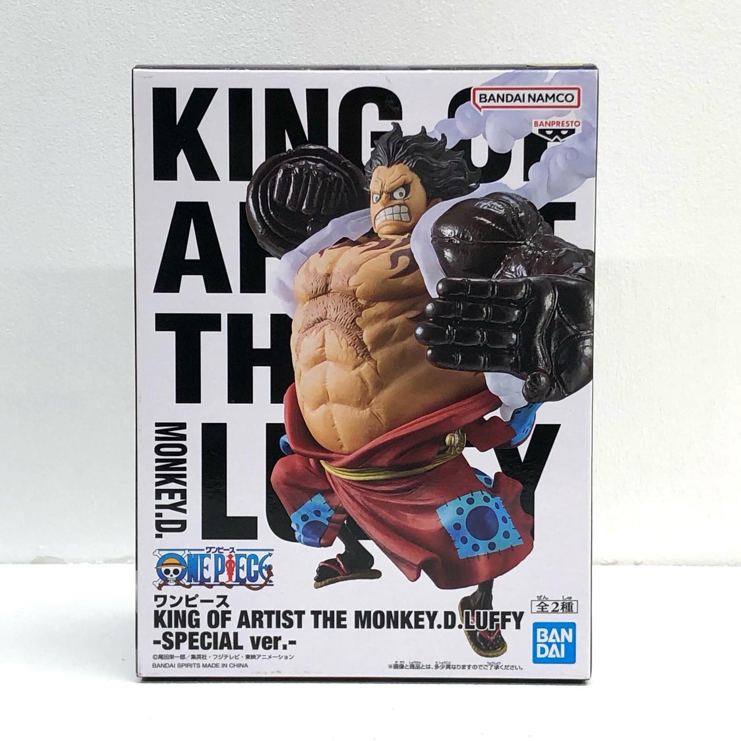 【中古】 ルフィ(バウンドマン)KINGOFARTIST/THEBOUNDMAN「ワンピース」【フィギュア】