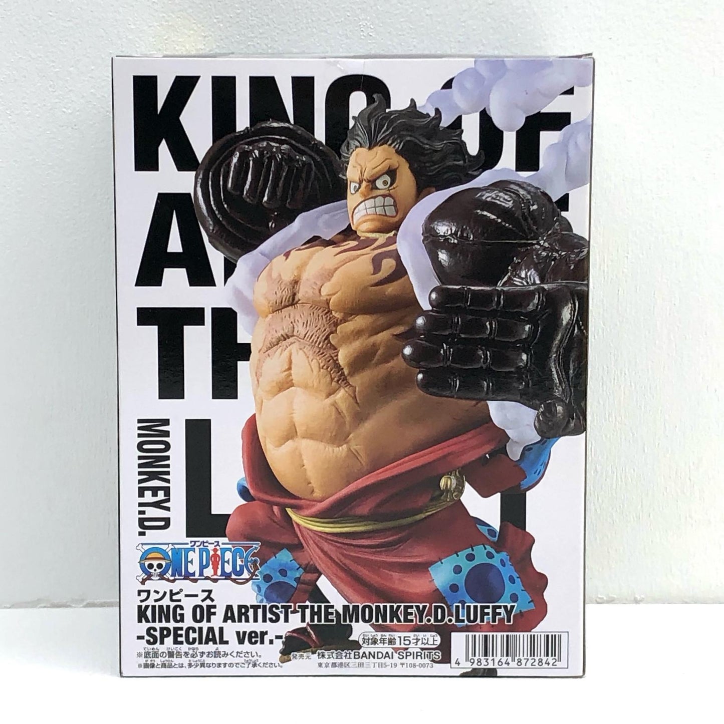 【中古】 ルフィ(バウンドマン)KINGOFARTIST/THEBOUNDMAN「ワンピース」【フィギュア】