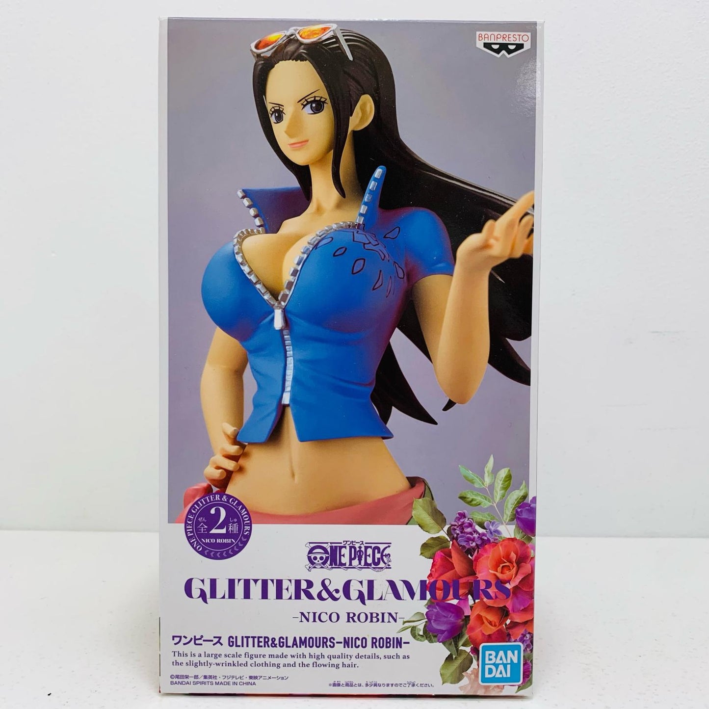 【中古】 ニコ・ロビンB(衣装淡)GLITTER＆GLAMOURS-NICOROBIN-「ワンピース」 ワンピース フィギュア ニコ・ロビン B GLITTER&GLAMOURS 2548172【フィギュア】【飾磨店】