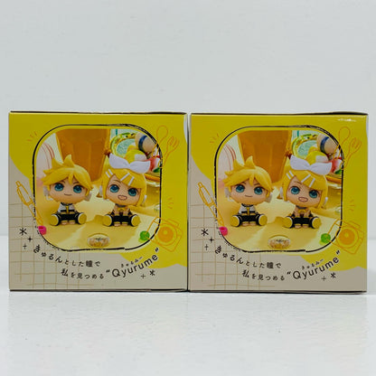 【中古】 全2種セットきゅるみーミニフィギュア“鏡音リン＆鏡音レン”（EX）「初音ミク」【フィギュア】