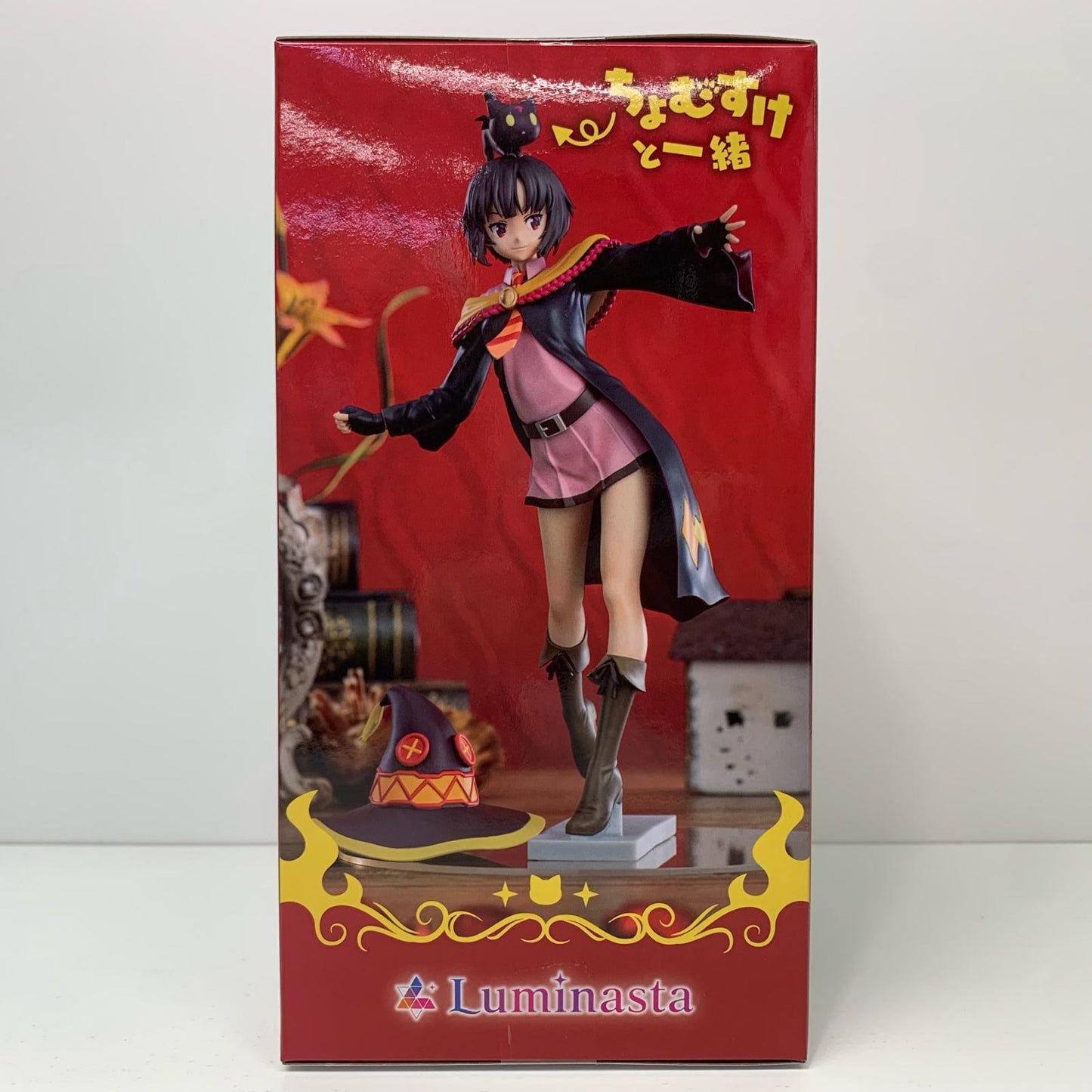 【中古】 めぐみん～ちょむすけと一緒～Luminasta「この素晴らしい世界に爆焔を!」【フィギュア】