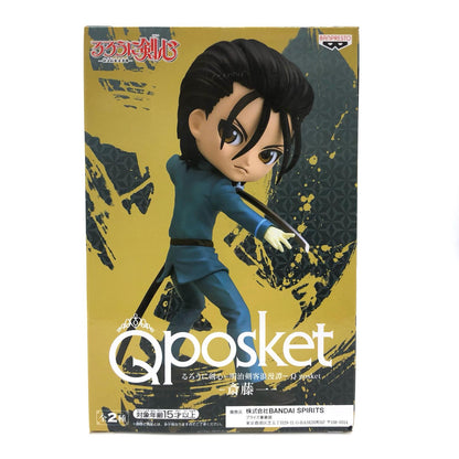 [Used] Rurouni Kenshin - Meiji Swordsman Romantic Story - Figure Saito Hajime Q posket B Light Blue 2548997 [Figure] [Kakogawa Logistics] 