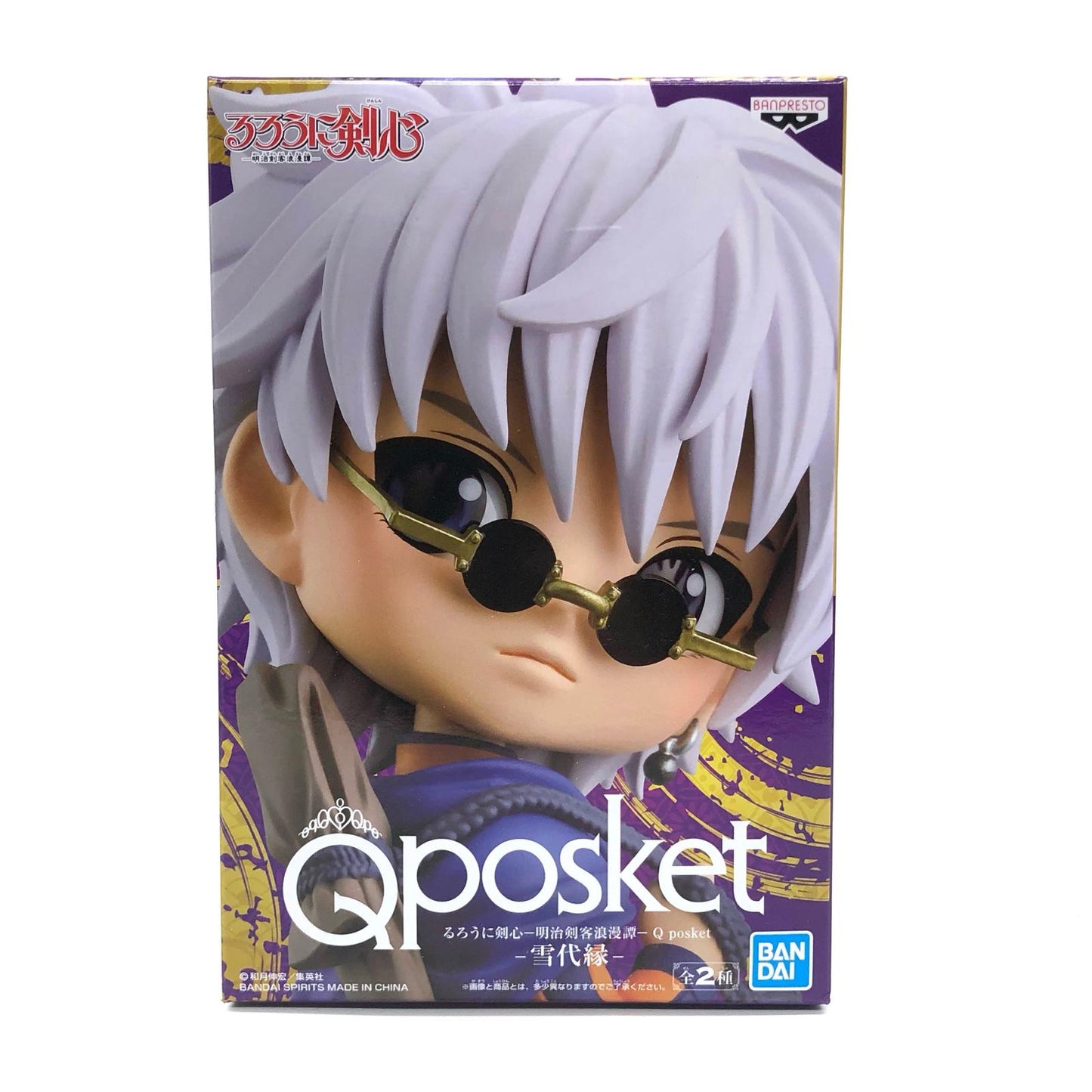 【中古】 雪代縁(A：衣装淡)Qposket-雪代縁-「るろうに剣心-明治剣客浪漫譚-」【フィギュア】【飾磨店】