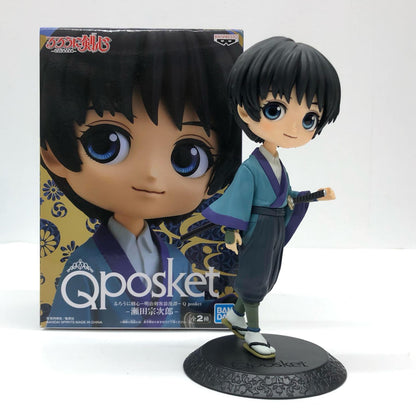 [Used] Rurouni Kenshin - Meiji Swordsman Romantic Story - Figure Seta Sojiro Q posket B Blue 2548998 [Figure] [Kakogawa Logistics]