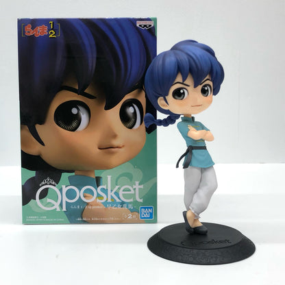 【中古】 らんま1/2 フィギュア 早乙女乱馬 Q posket ブルー 81830【フィギュア】【加古川物流】