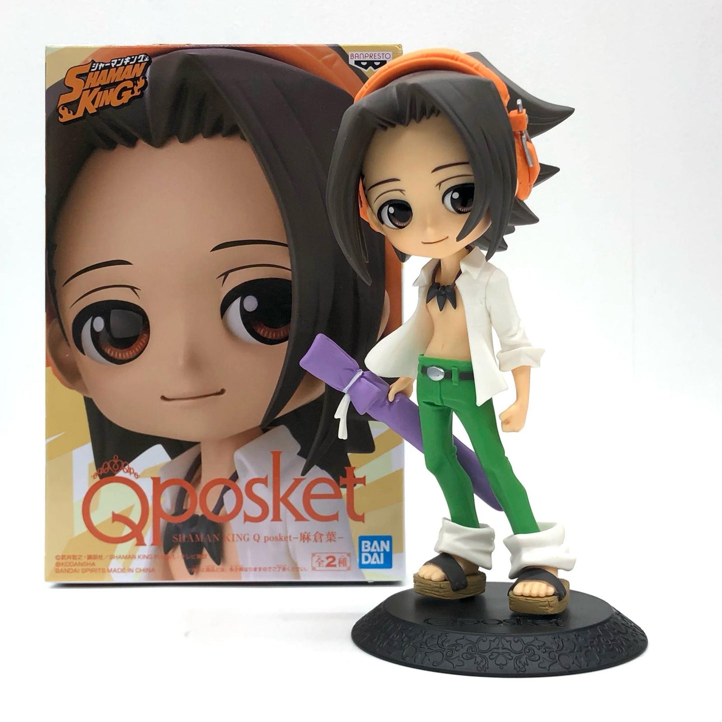 【中古】 シャーマンキング フィギュア 麻倉葉 Q posket B 衣装淡 2553215【フィギュア】【加古川物流】