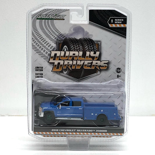 [Used] Dually Drivers Series 13 Toys & Games 2018 Chevrolet 3500HD Dually Service Truck Dually Drivers Series 13 46130 [Kakogawa Logistics] 