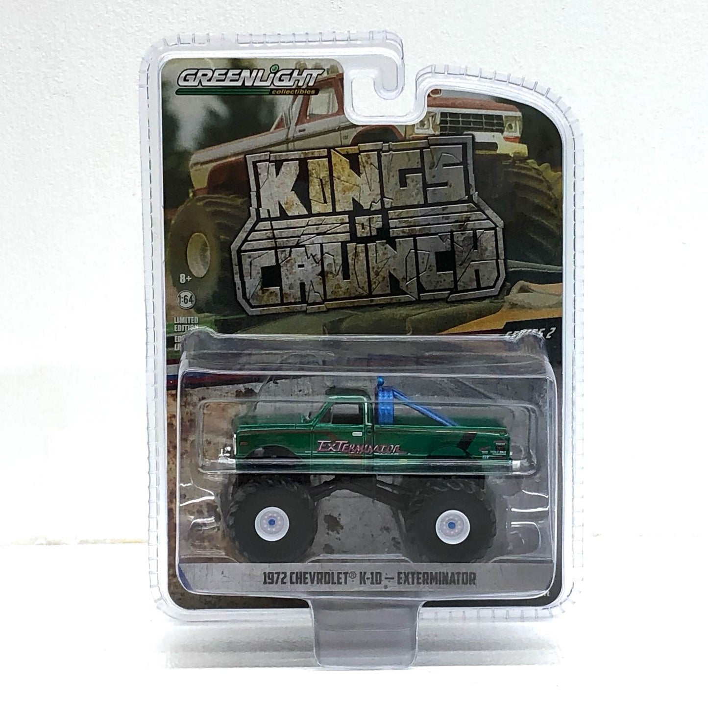 [Used] Kings of Crunch Series 2 Toy ExTerminator 1972 Chevy K-10 Monster Truck Kings of Crunch Series 2 '1/64 49020