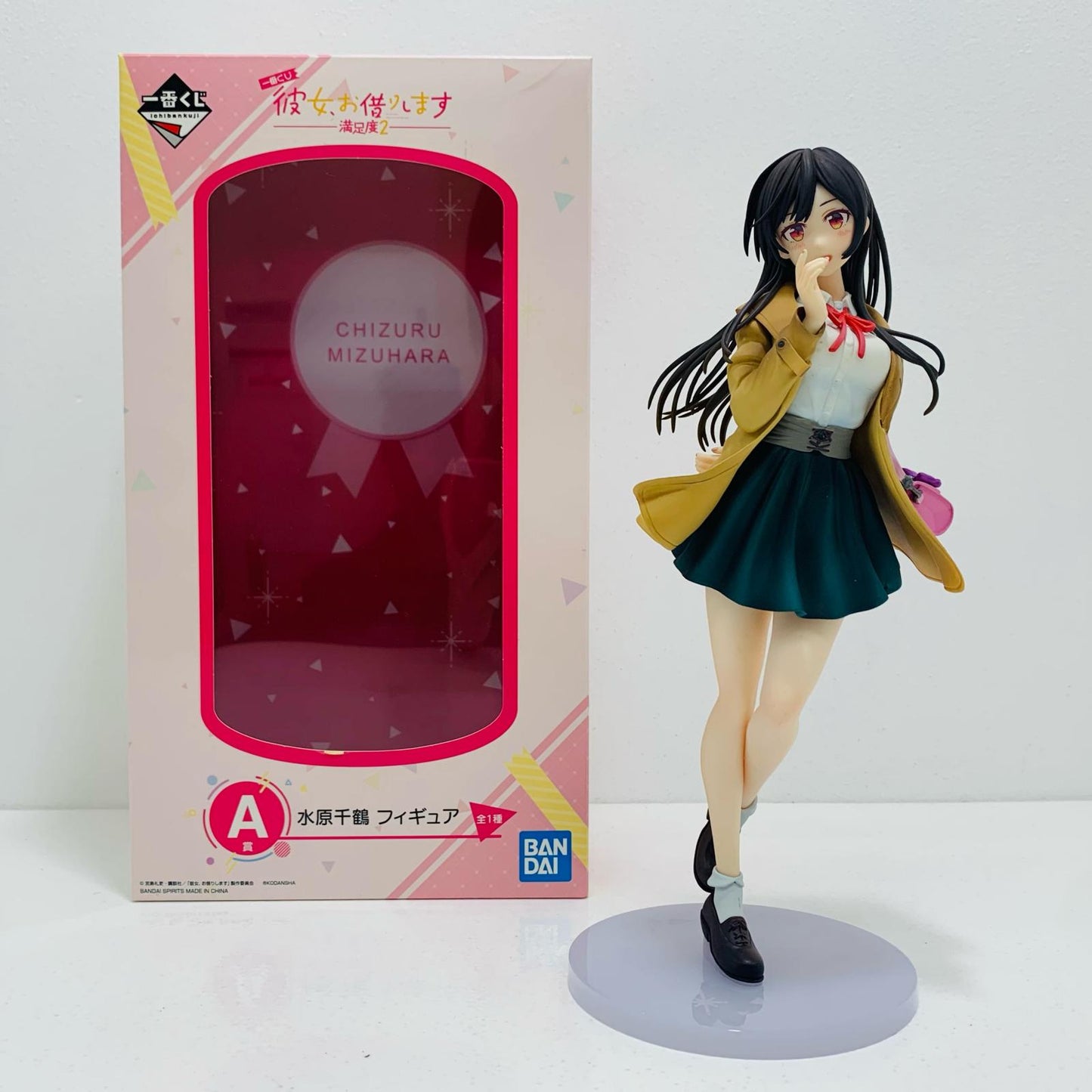 【中古】 A賞/水原千鶴フィギュア「満足度2/一番くじ彼女、お借りします」【フィギュア】