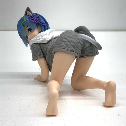 【中古】 レム～Catroomwearver.～Renewal/DesktopCuteフィギュア「Re：ゼロから始める異世界生活」【フィギュア】【飾磨店】