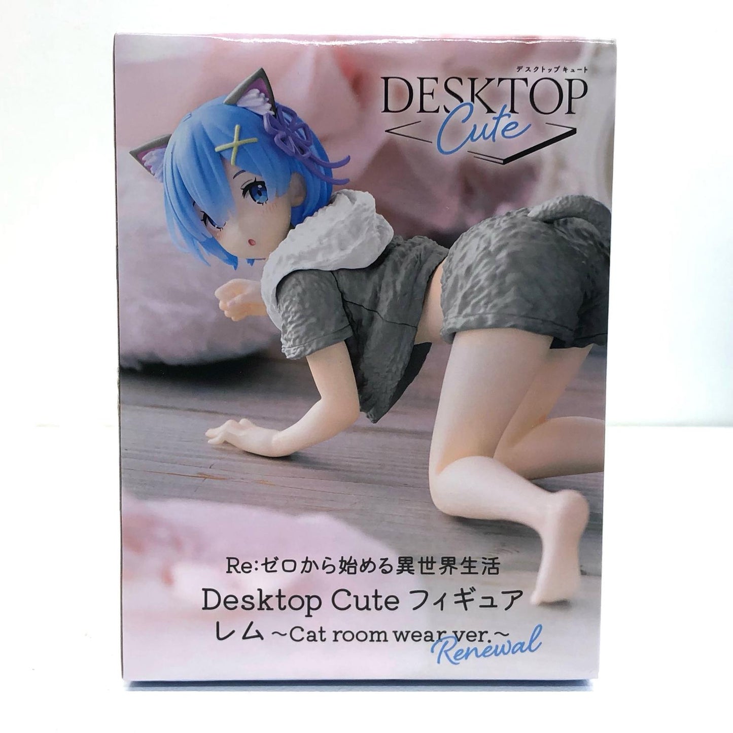 【中古】 レム～Catroomwearver.～Renewal/DesktopCuteフィギュア「Re：ゼロから始める異世界生活」【フィギュア】【飾磨店】