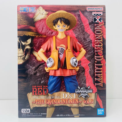 【中古】 ルフィDXF～THEGRANDLINEMEN～vol.8「FILMRED/ワンピース」【フィギュア】