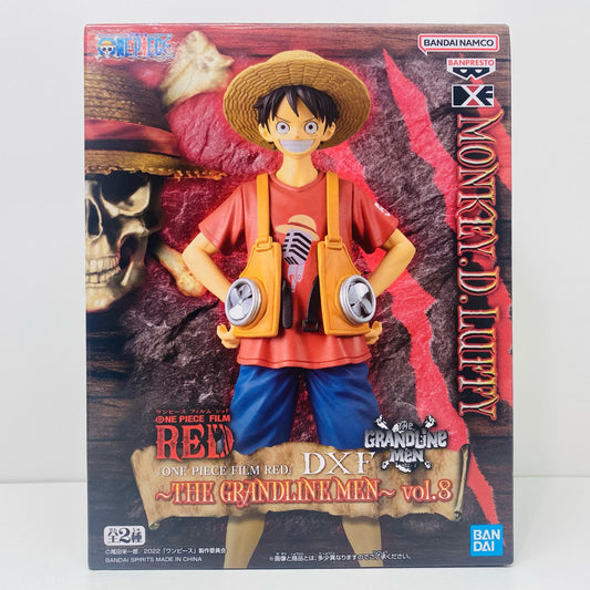 【中古】 ルフィDXF～THEGRANDLINEMEN～vol.8「FILMRED/ワンピース」【フィギュア】
