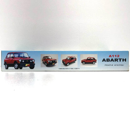 [Used] Real Sports Car Series No.10 Plastic Model Autobianchi A112 Abarth Plastic Model 1/24 12617 [Kakogawa Logistics] 