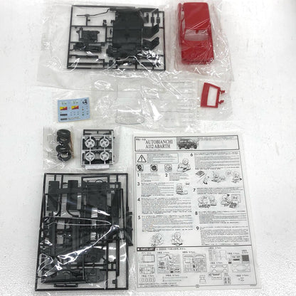 [Used] Real Sports Car Series No.10 Plastic Model Autobianchi A112 Abarth Plastic Model 1/24 12617 [Kakogawa Logistics] 