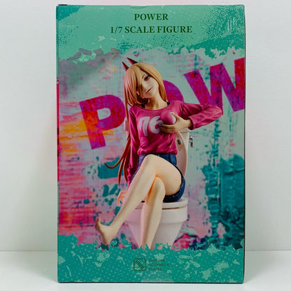 【中古】 パワー「チェンソーマン」SHIBUYASCRAMBLEFIGURE1/7PVC製塗装済み完成品【フィギュア】【飾磨店】