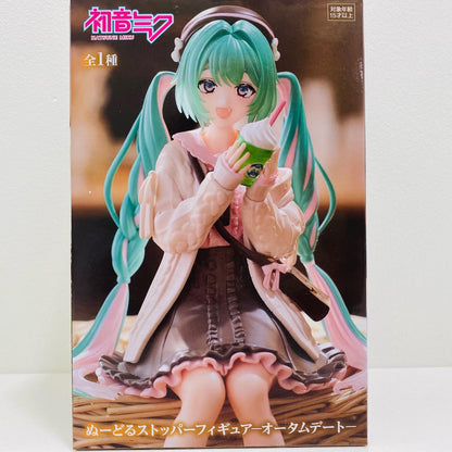 【中古】 初音ミク-オータムデート-ぬーどるストッパーフィギュア「VOCALOID」【フィギュア】【飾磨店】