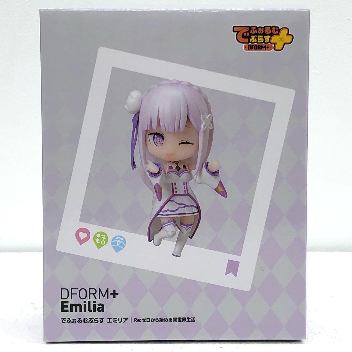 [Used] Emilia/Deformed Plus Full Action Deformed Figure "Re:ZERO - Starting Life in Another World" [Figure]