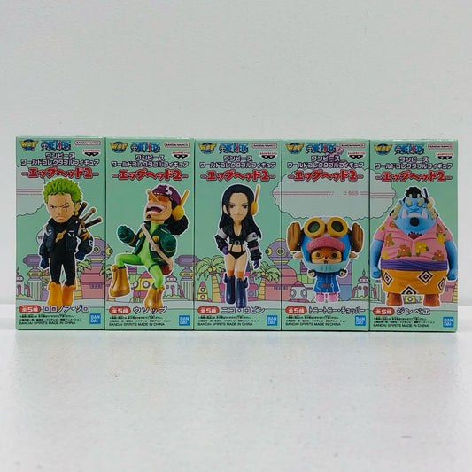 【中古】 全5種セットWCF-エッグヘッド2-「ワンピース」【フィギュア】