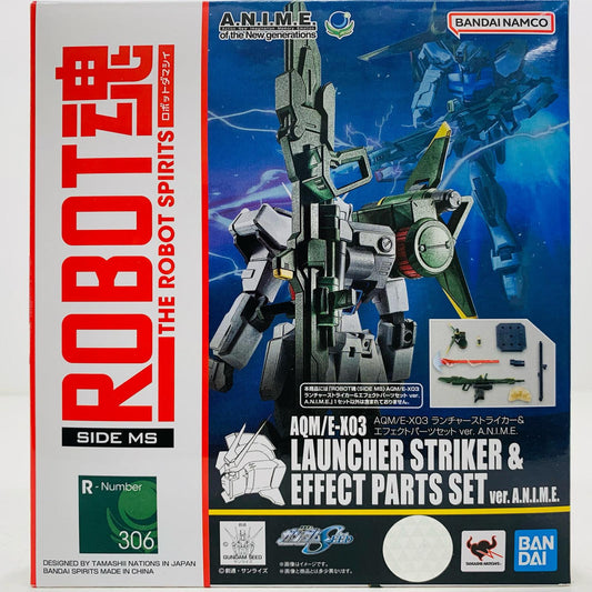 【中古】 ROBOT魂＜SIDEMS＞AQM/E-X03ランチャーストライカー＆エフェクトパーツセットver.A.N.I.M.E.「機動戦士ガンダムSEED」【フィギュア】【飾磨店】