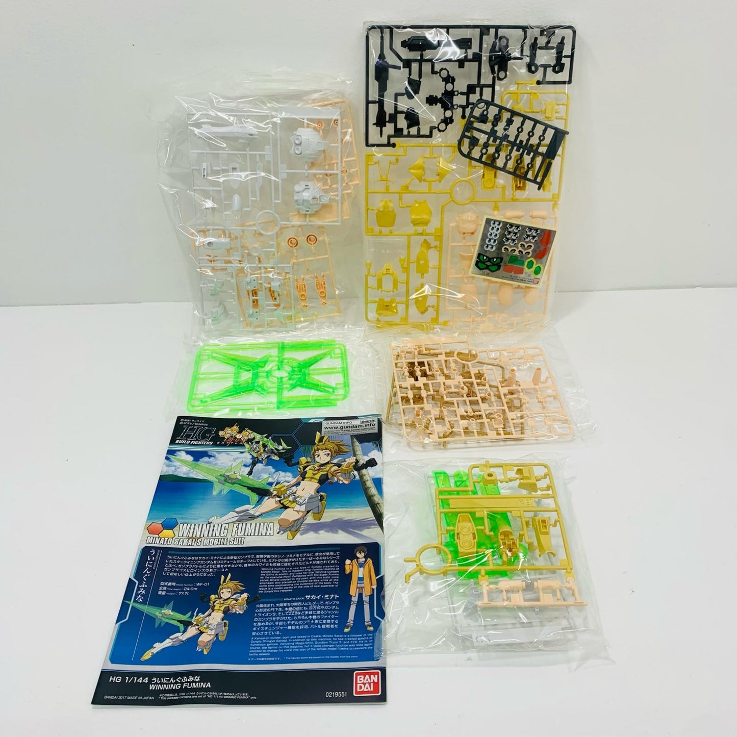 [Used] 1/144 HGBF WF-01 Winning Fumina "Gundam Build Fighters Try" [0219551]