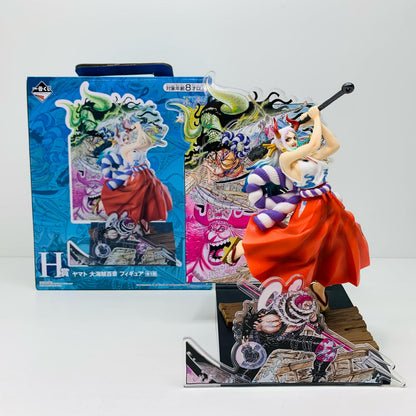 【中古】 H賞ヤマト大海賊百景フィギュア「WT100記念尾田栄一郎描き下ろし大海賊百景/一番くじワンピース」【フィギュア】