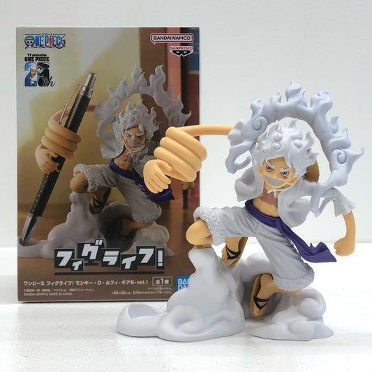 【中古】 ルフィ-ギア5-vol.1フィグライフ!「ワンピース」【フィギュア】